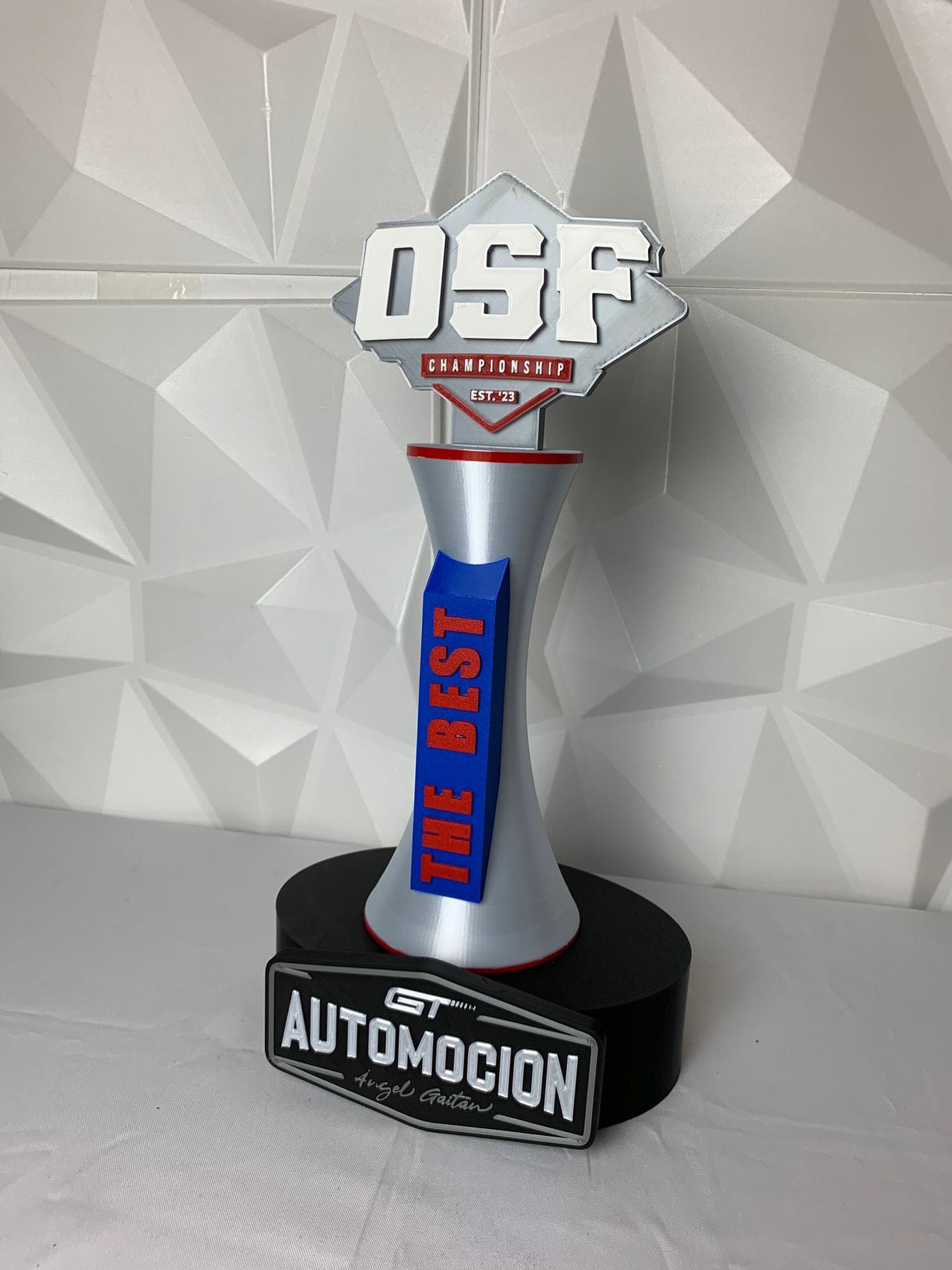 Trofeo DSF Championship GT Automocion impreso en 3D